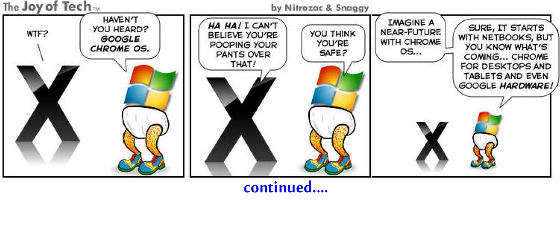 Chrome OS vs Mac X vs Windows